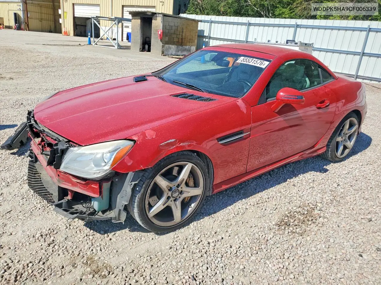 2012 Mercedes-Benz Slk 350 VIN: WDDPK5HA9CF006339 Lot: 55531576