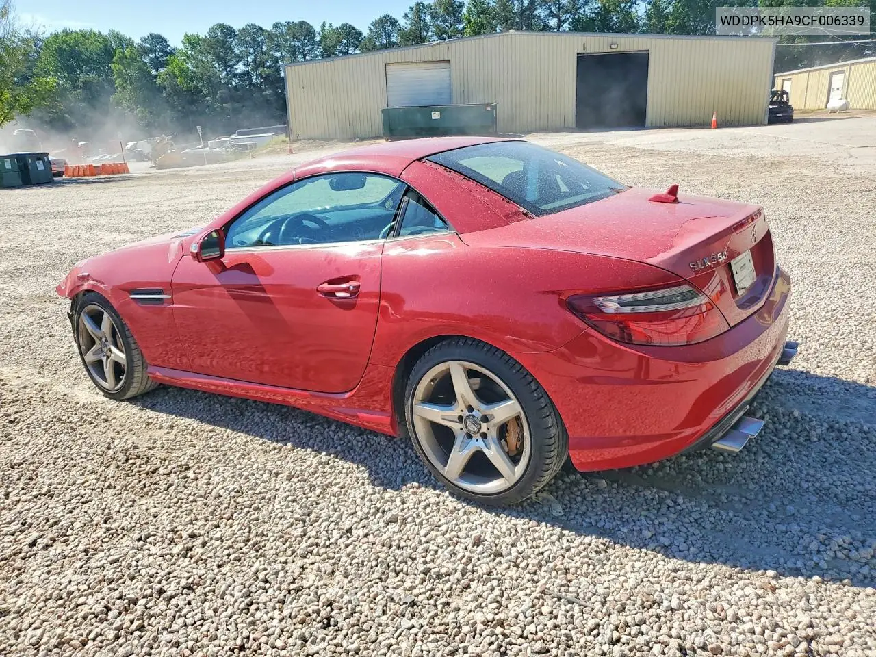 2012 Mercedes-Benz Slk 350 VIN: WDDPK5HA9CF006339 Lot: 55531576
