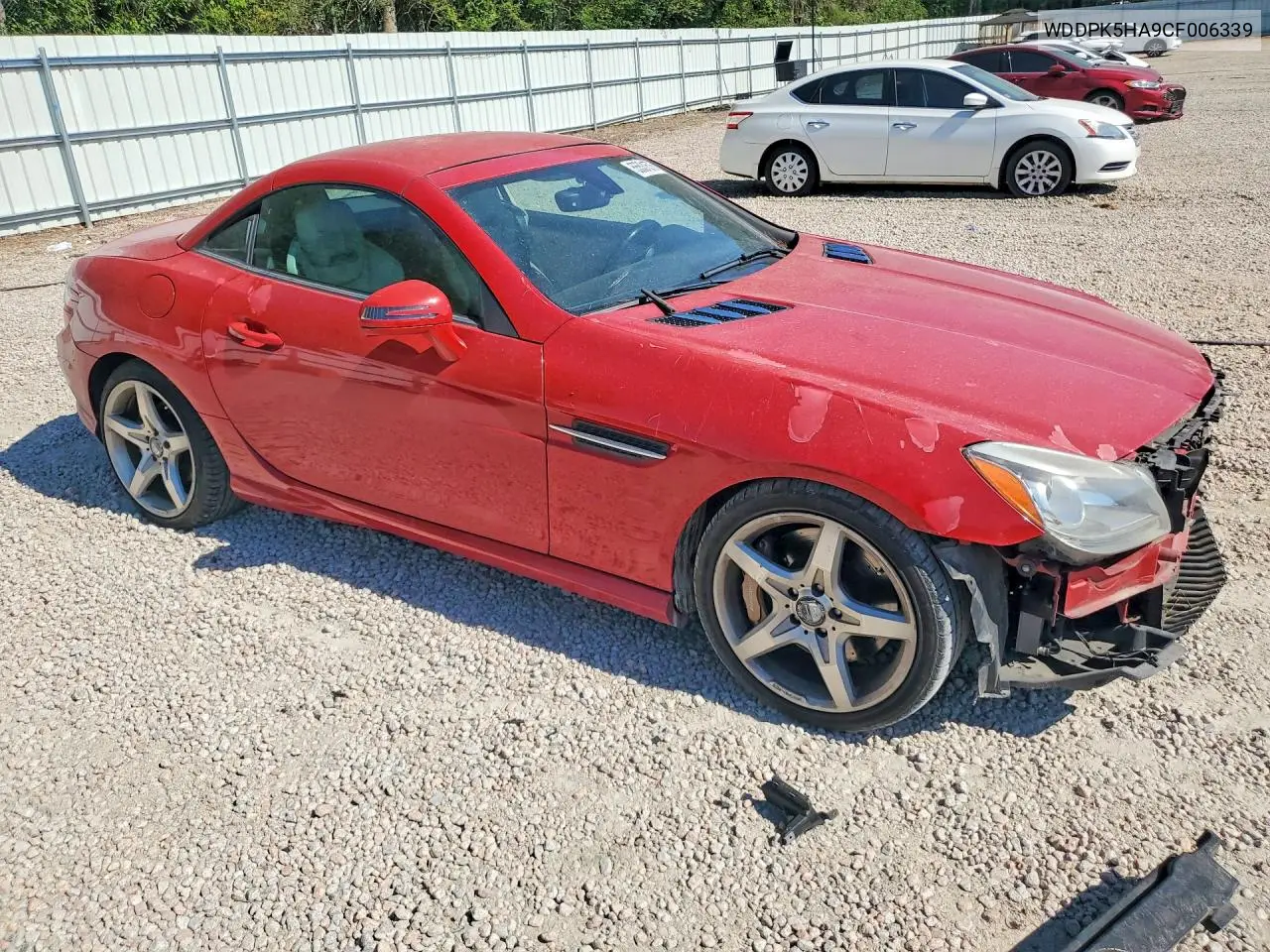 2012 Mercedes-Benz Slk 350 VIN: WDDPK5HA9CF006339 Lot: 55531576