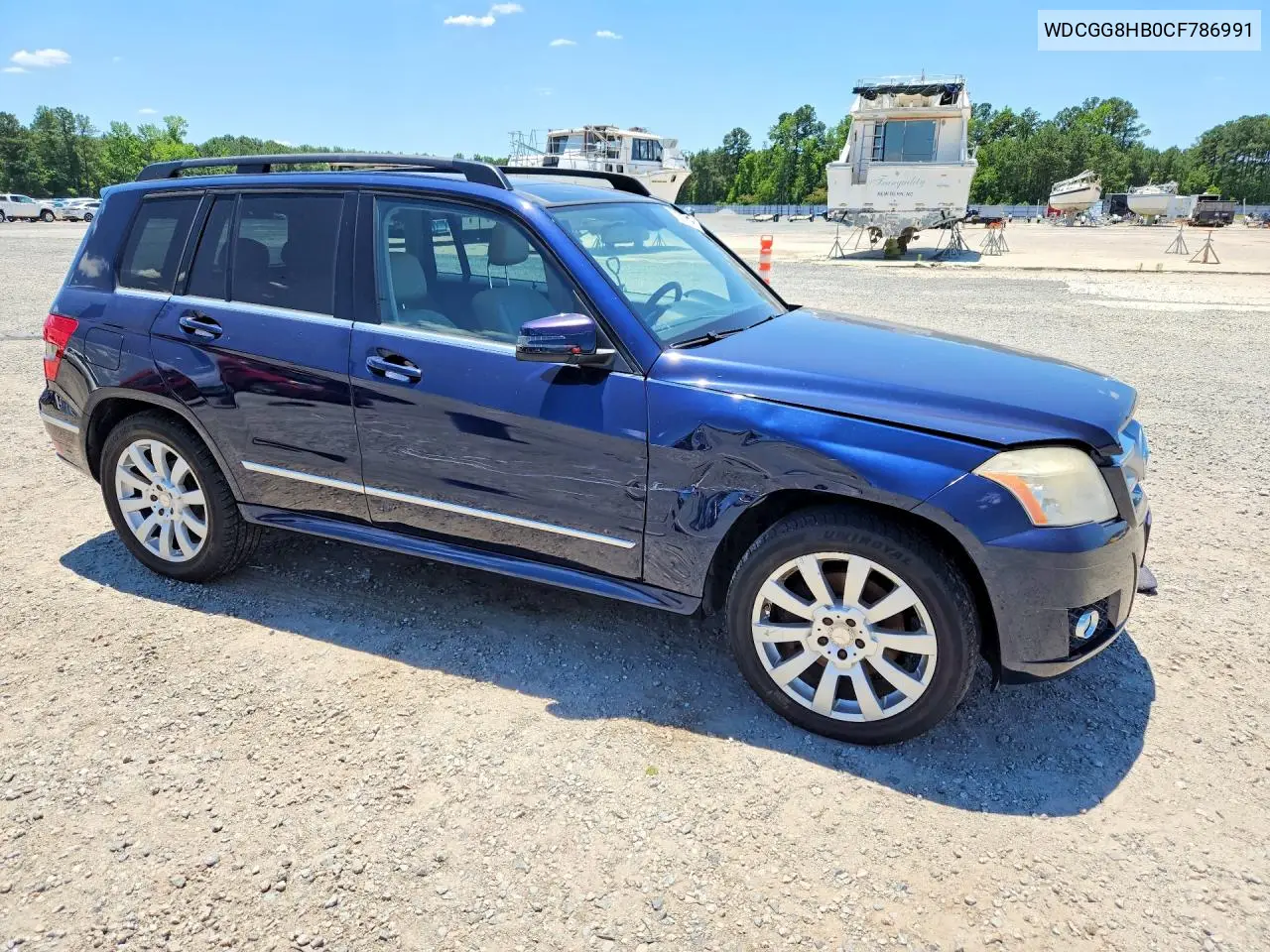 2012 Mercedes-Benz Glk 350 4Matic VIN: WDCGG8HB0CF786991 Lot: 55569456