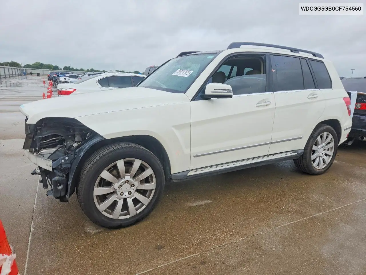 2012 Mercedes-Benz Glk 350 VIN: WDCGG5GB0CF754560 Lot: 56117126