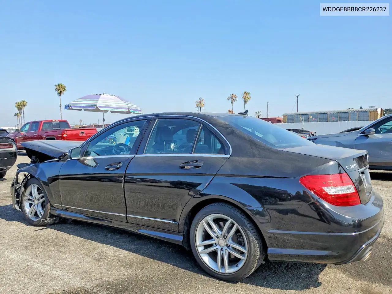 2012 Mercedes-Benz C 300 4Matic VIN: WDDGF8BB8CR226237 Lot: 56319656
