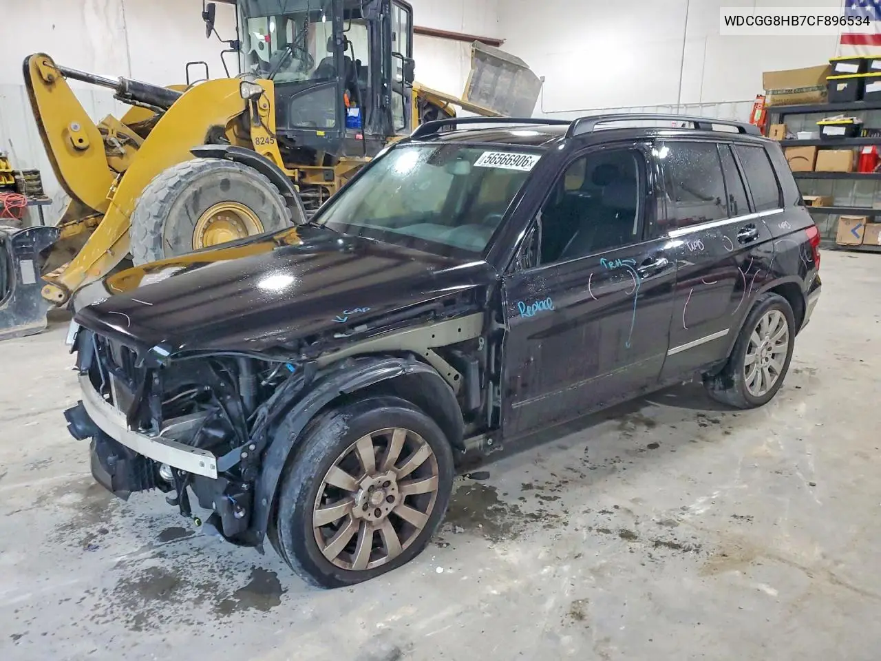2012 Mercedes-Benz Glk 350 4Matic VIN: WDCGG8HB7CF896534 Lot: 56566906