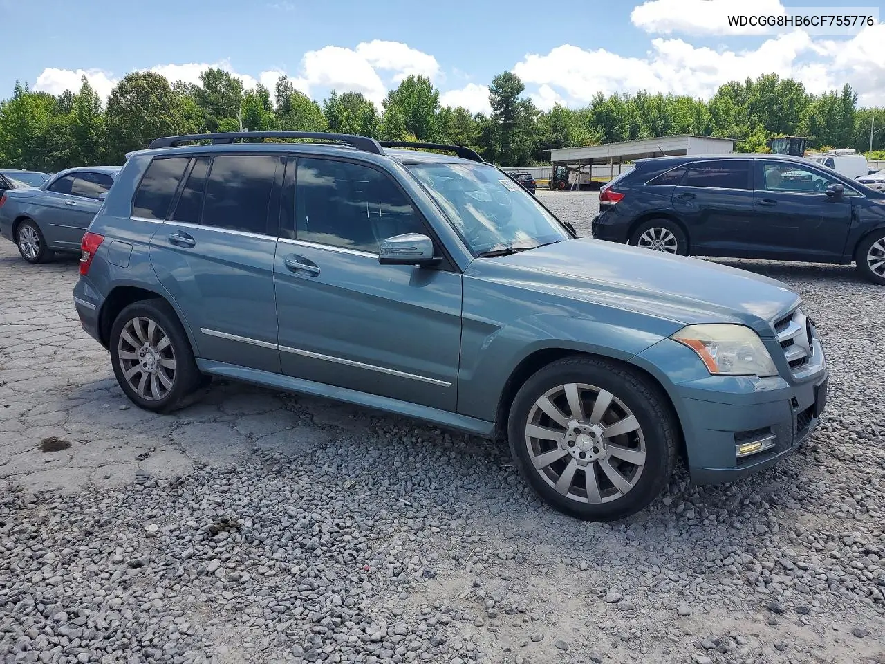 2012 Mercedes-Benz Glk 350 4Matic VIN: WDCGG8HB6CF755776 Lot: 56879996