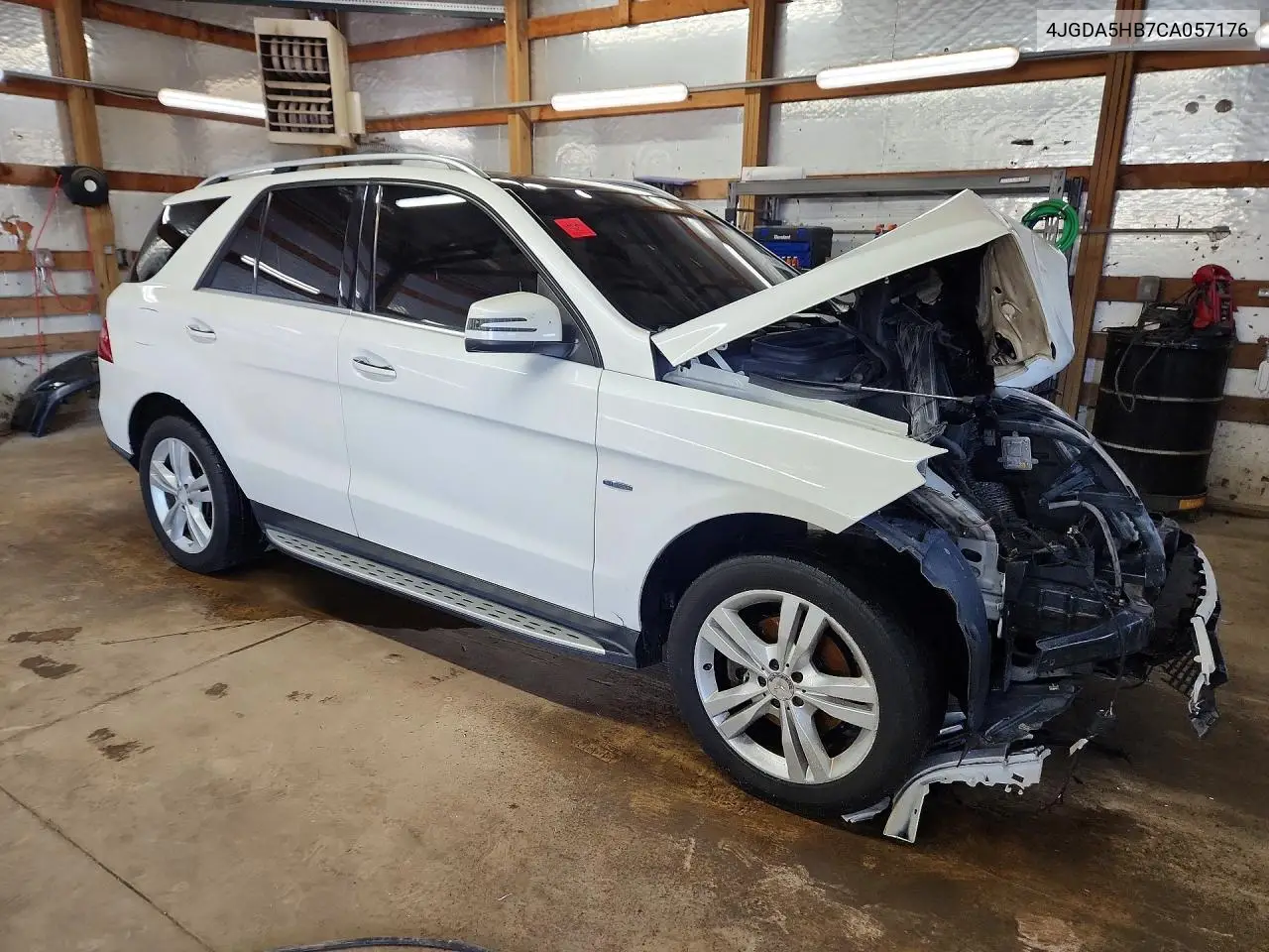 2012 Mercedes-Benz Ml 350 4Matic VIN: 4JGDA5HB7CA057176 Lot: 56890786