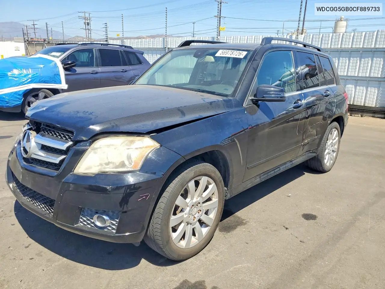 2012 Mercedes-Benz Glk 350 VIN: WDCGG5GB0CF889733 Lot: 56978726