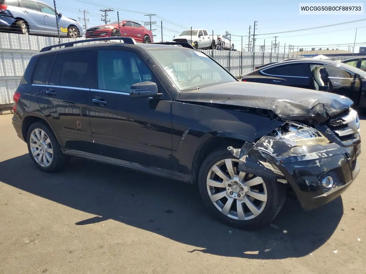 2012 Mercedes-Benz Glk 350 VIN: WDCGG5GB0CF889733 Lot: 56978726