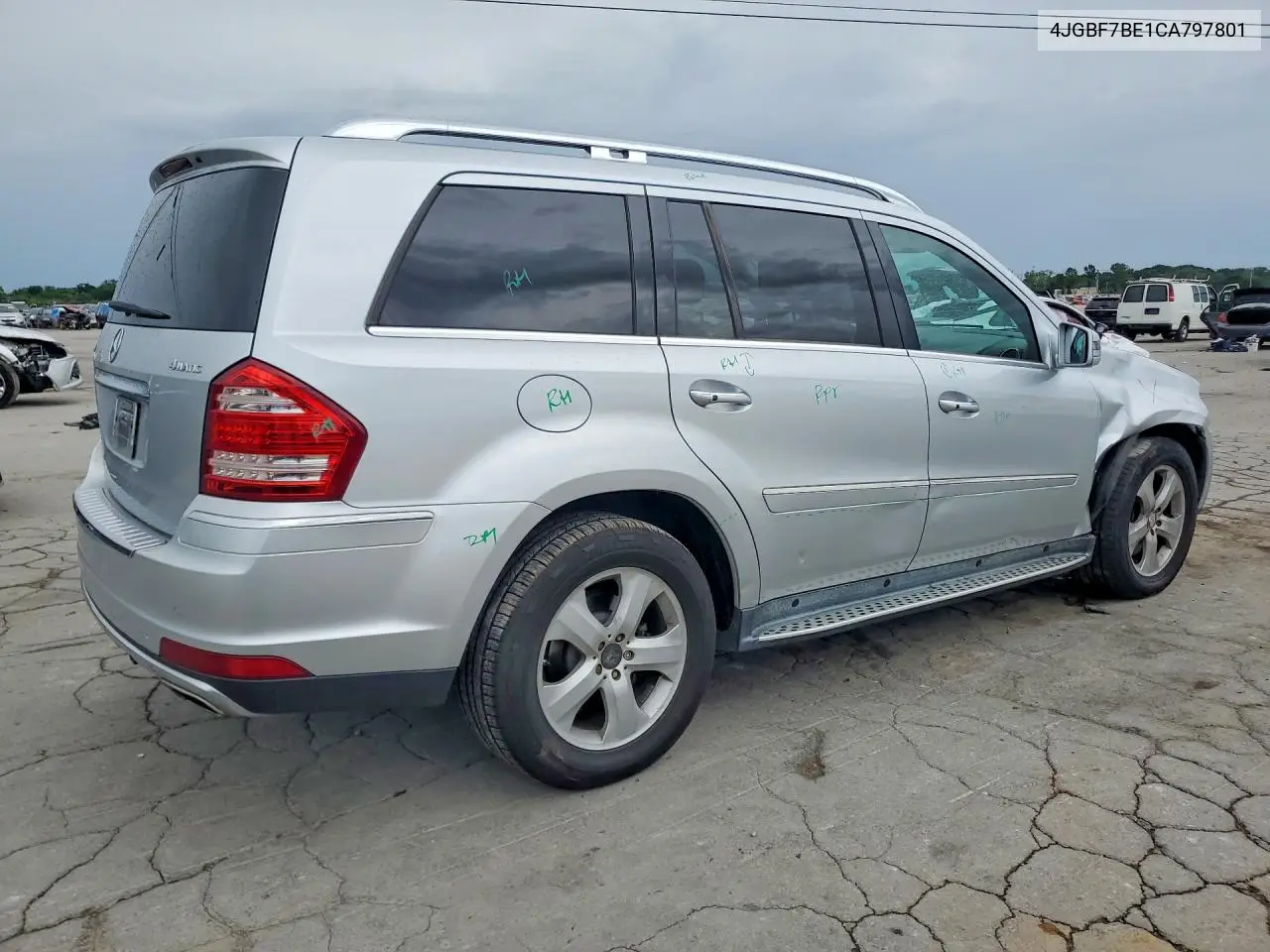 2012 Mercedes-Benz Gl 450 4Matic VIN: 4JGBF7BE1CA797801 Lot: 57295306