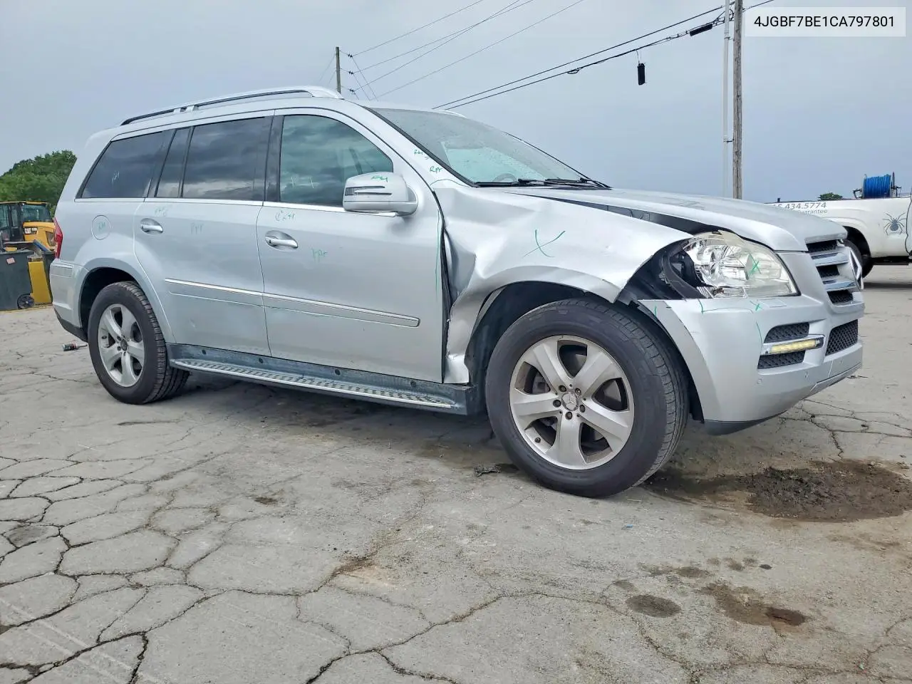 2012 Mercedes-Benz Gl 450 4Matic VIN: 4JGBF7BE1CA797801 Lot: 57295306