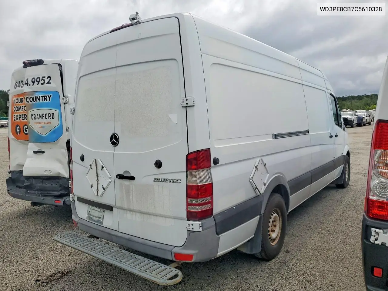 2012 Mercedes-Benz Sprinter 2500 VIN: WD3PE8CB7C5610328 Lot: 57619756