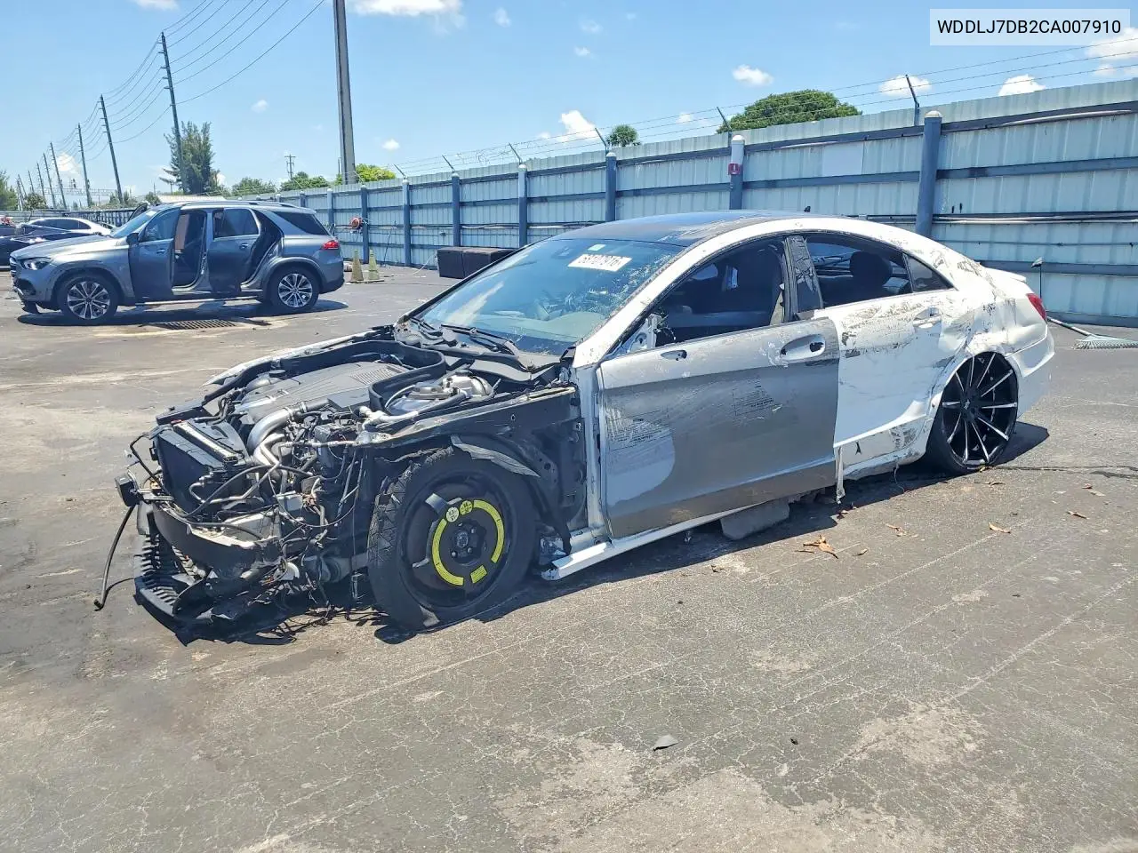 2012 Mercedes-Benz Cls 550 VIN: WDDLJ7DB2CA007910 Lot: 58107916