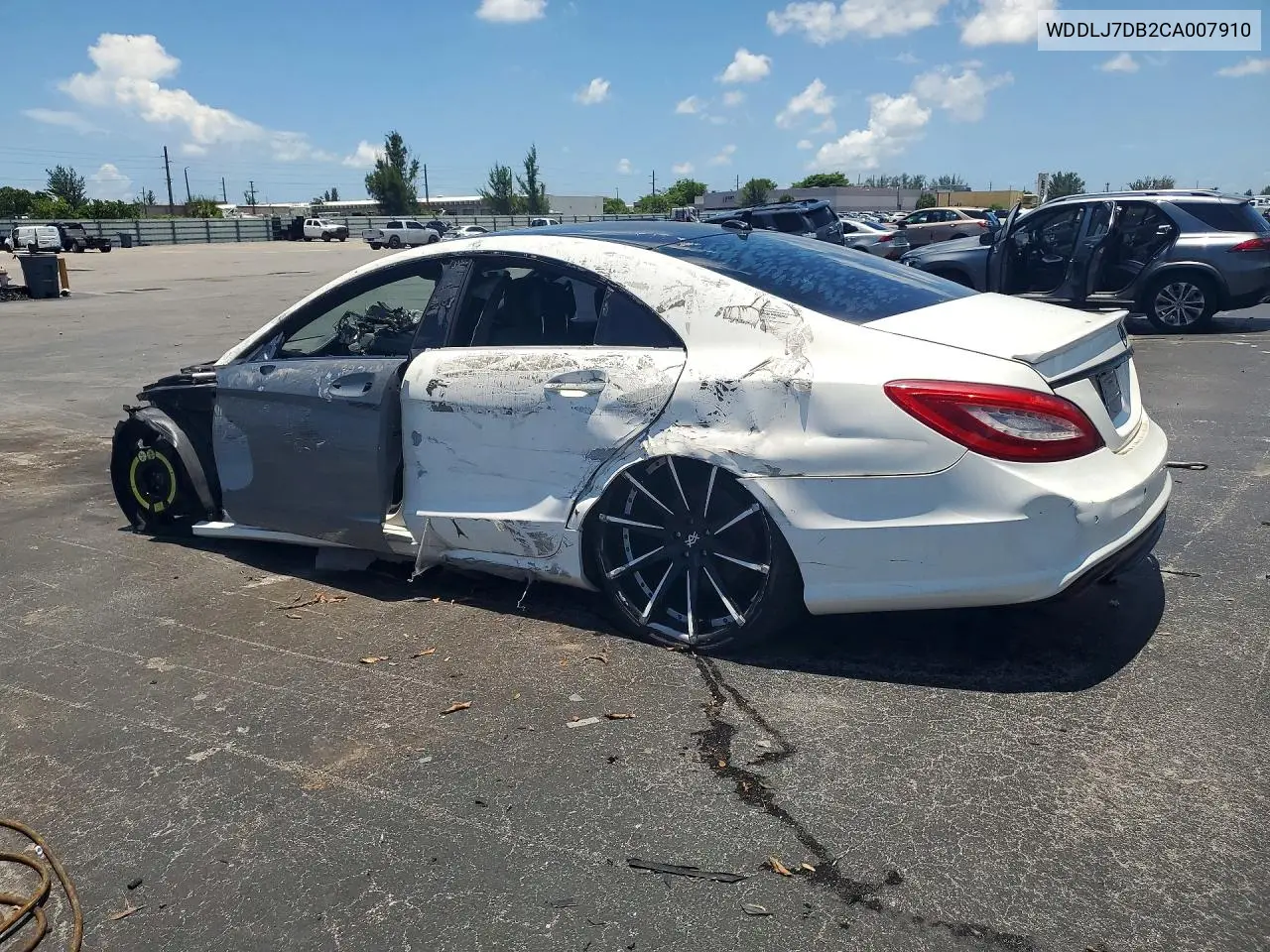 2012 Mercedes-Benz Cls 550 VIN: WDDLJ7DB2CA007910 Lot: 58107916