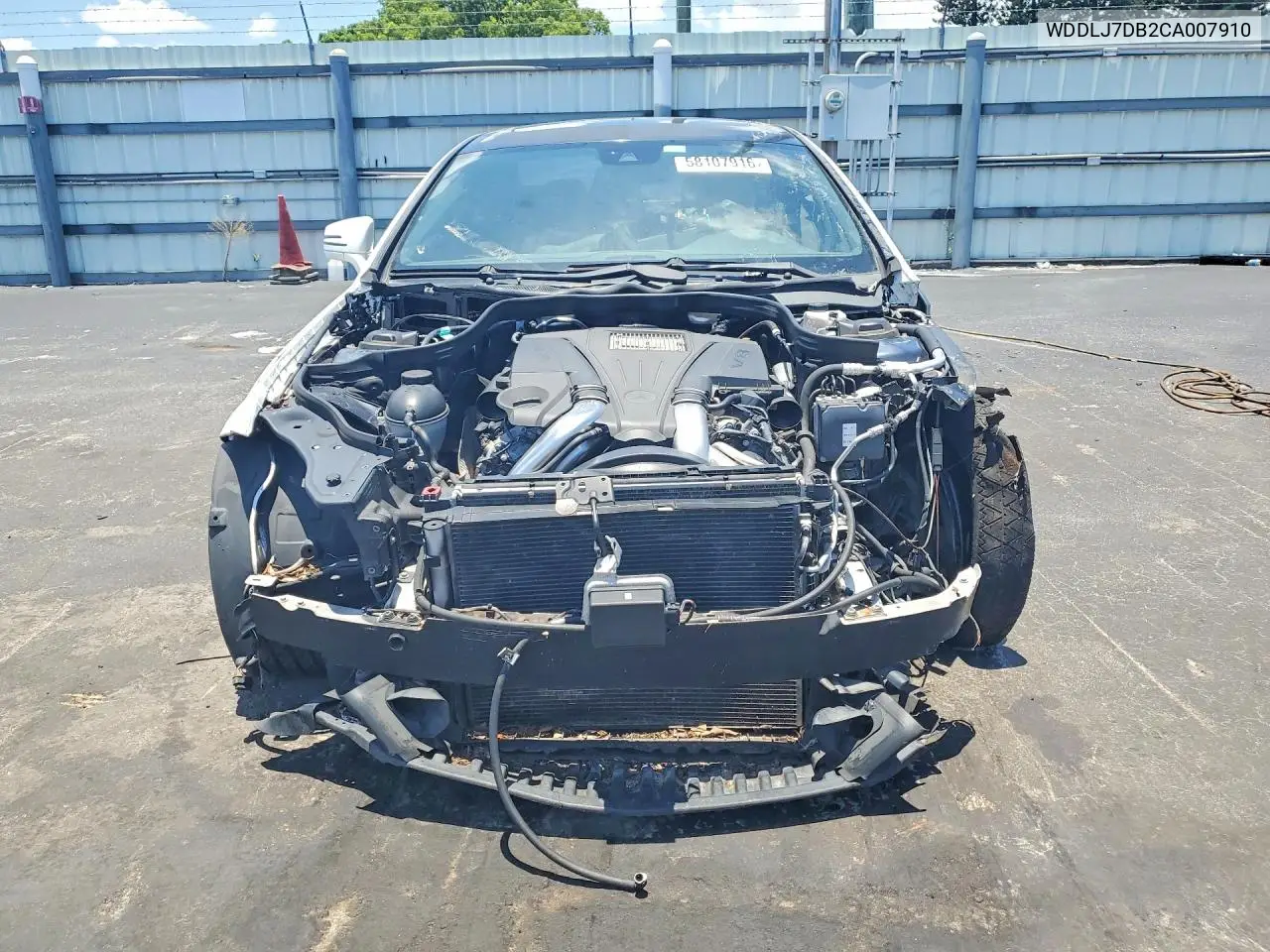 2012 Mercedes-Benz Cls 550 VIN: WDDLJ7DB2CA007910 Lot: 58107916