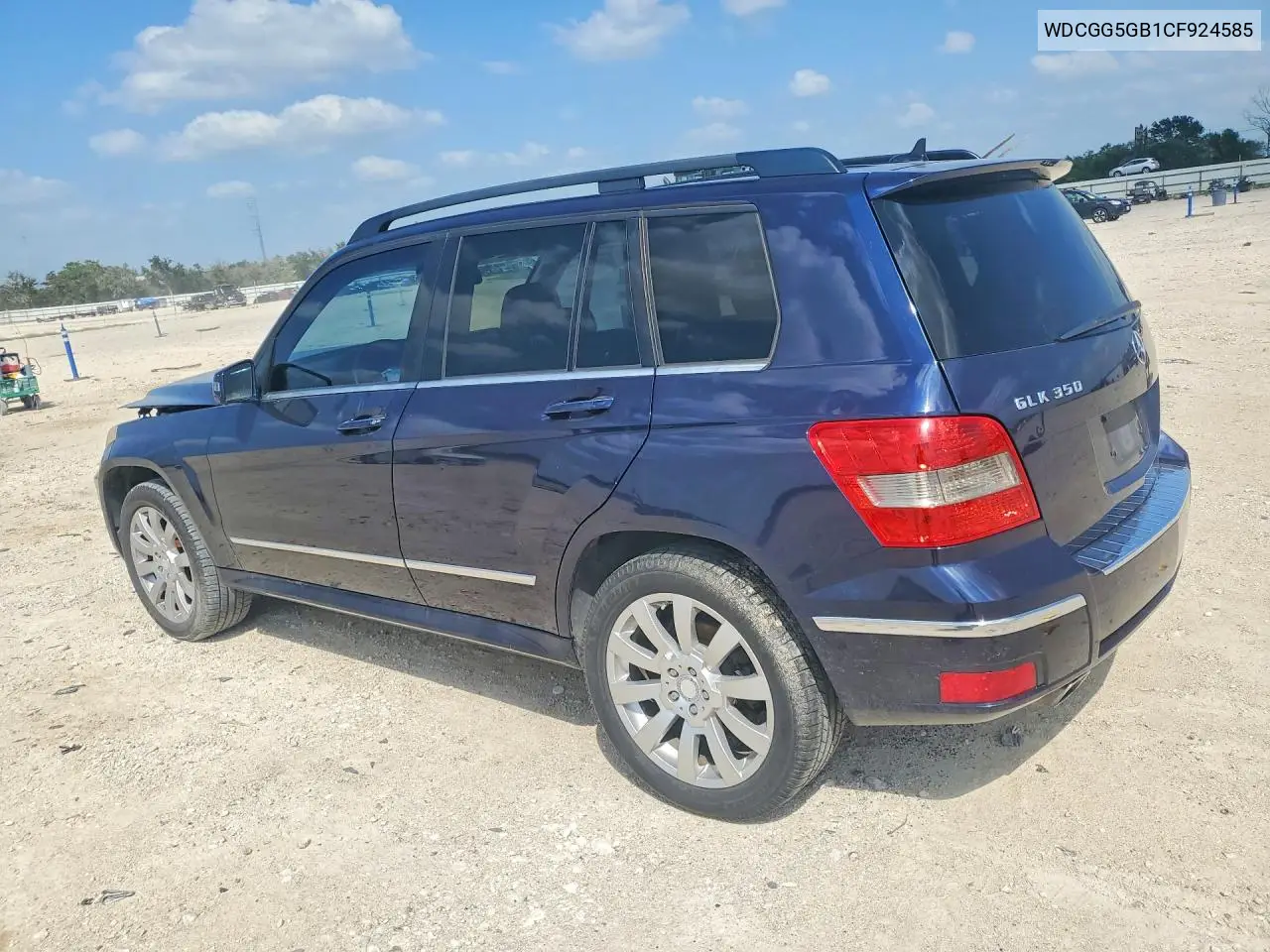 2012 Mercedes-Benz Glk 350 VIN: WDCGG5GB1CF924585 Lot: 58426686