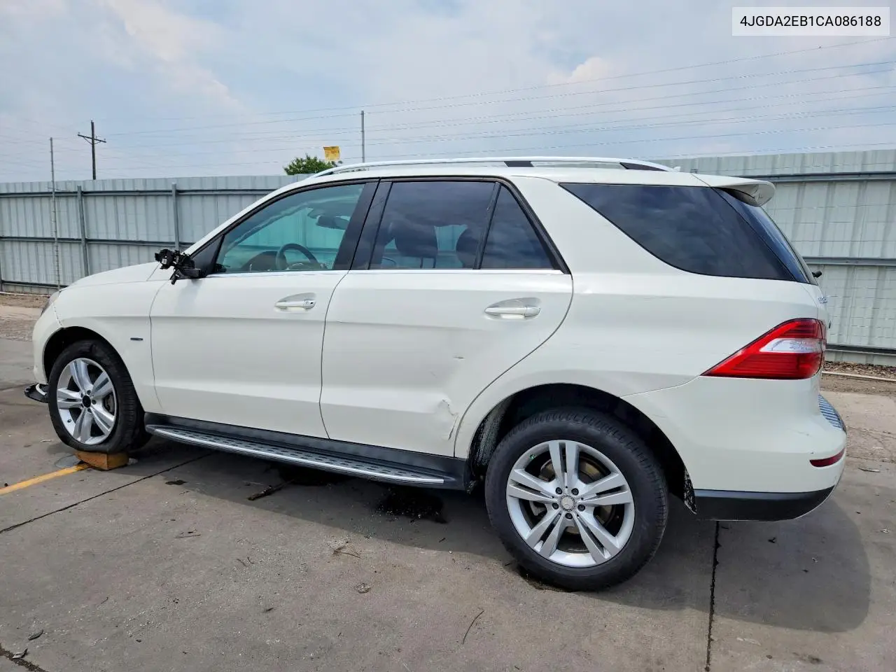 2012 Mercedes-Benz Ml 350 Bluetec VIN: 4JGDA2EB1CA086188 Lot: 58744556