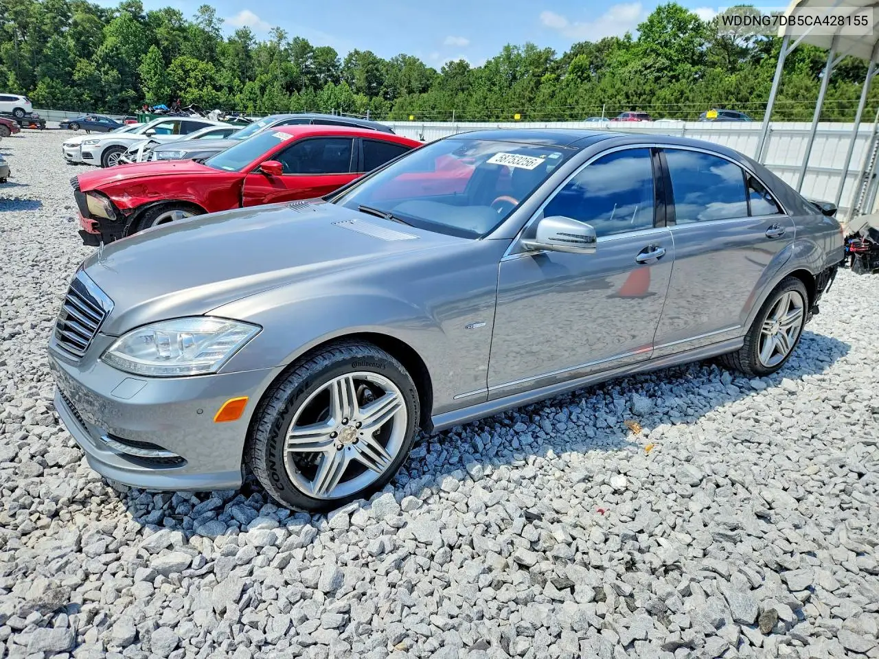2012 Mercedes-Benz S 550 VIN: WDDNG7DB5CA428155 Lot: 58753256