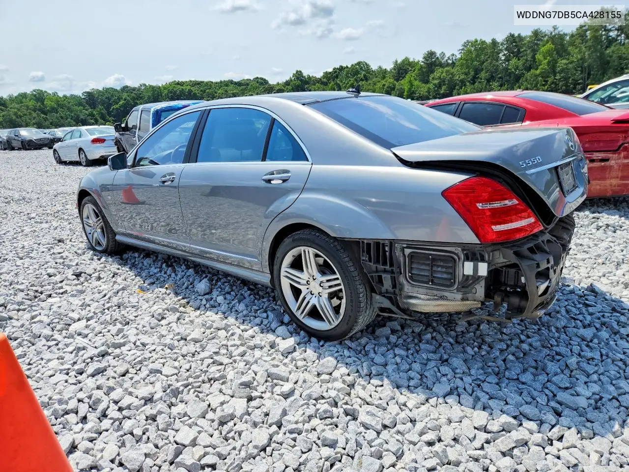 2012 Mercedes-Benz S 550 VIN: WDDNG7DB5CA428155 Lot: 58753256