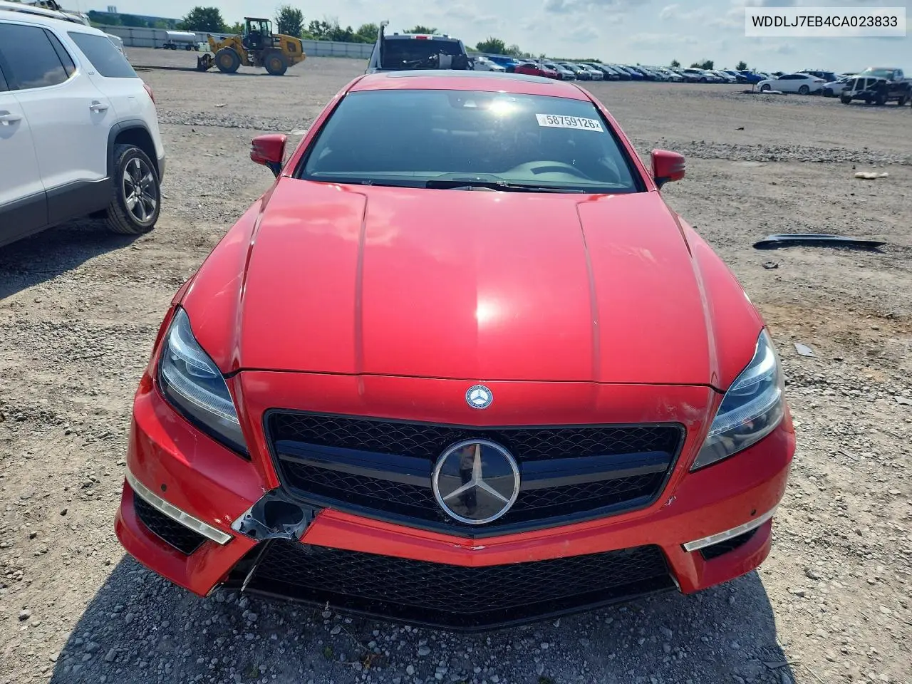 2012 Mercedes-Benz Cls63 VIN: WDDLJ7EB4CA023833 Lot: 58759126