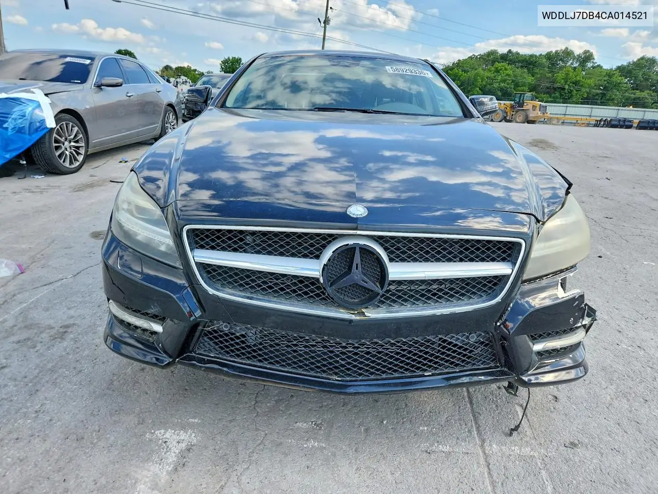 2012 Mercedes-Benz Cls 550 VIN: WDDLJ7DB4CA014521 Lot: 58929336