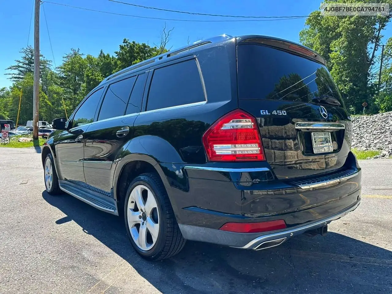 2012 Mercedes-Benz Gl 450 4Matic VIN: 4JGBF7BE0CA794761 Lot: 58930336