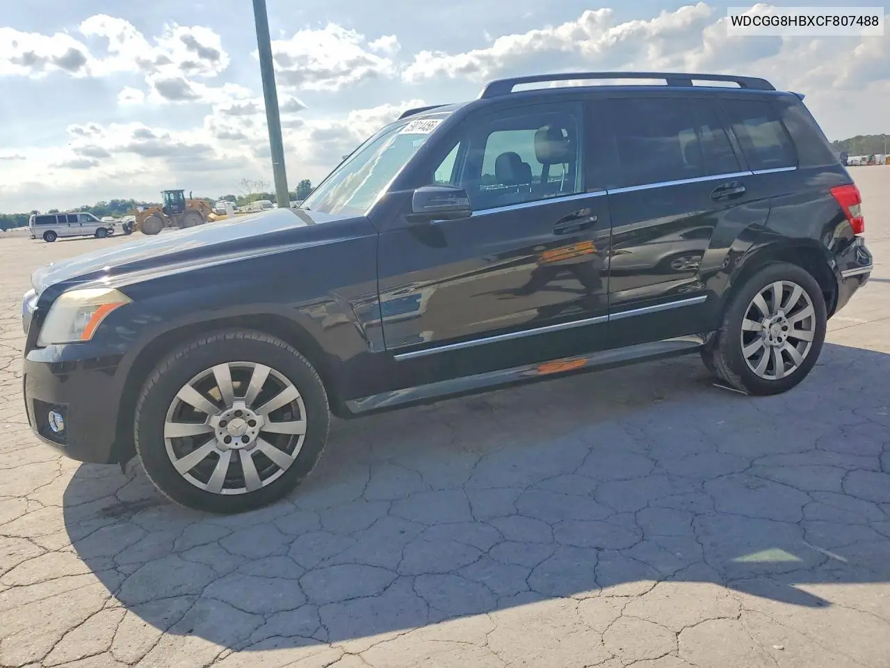 2012 Mercedes-Benz Glk 350 4Matic VIN: WDCGG8HBXCF807488 Lot: 59014456