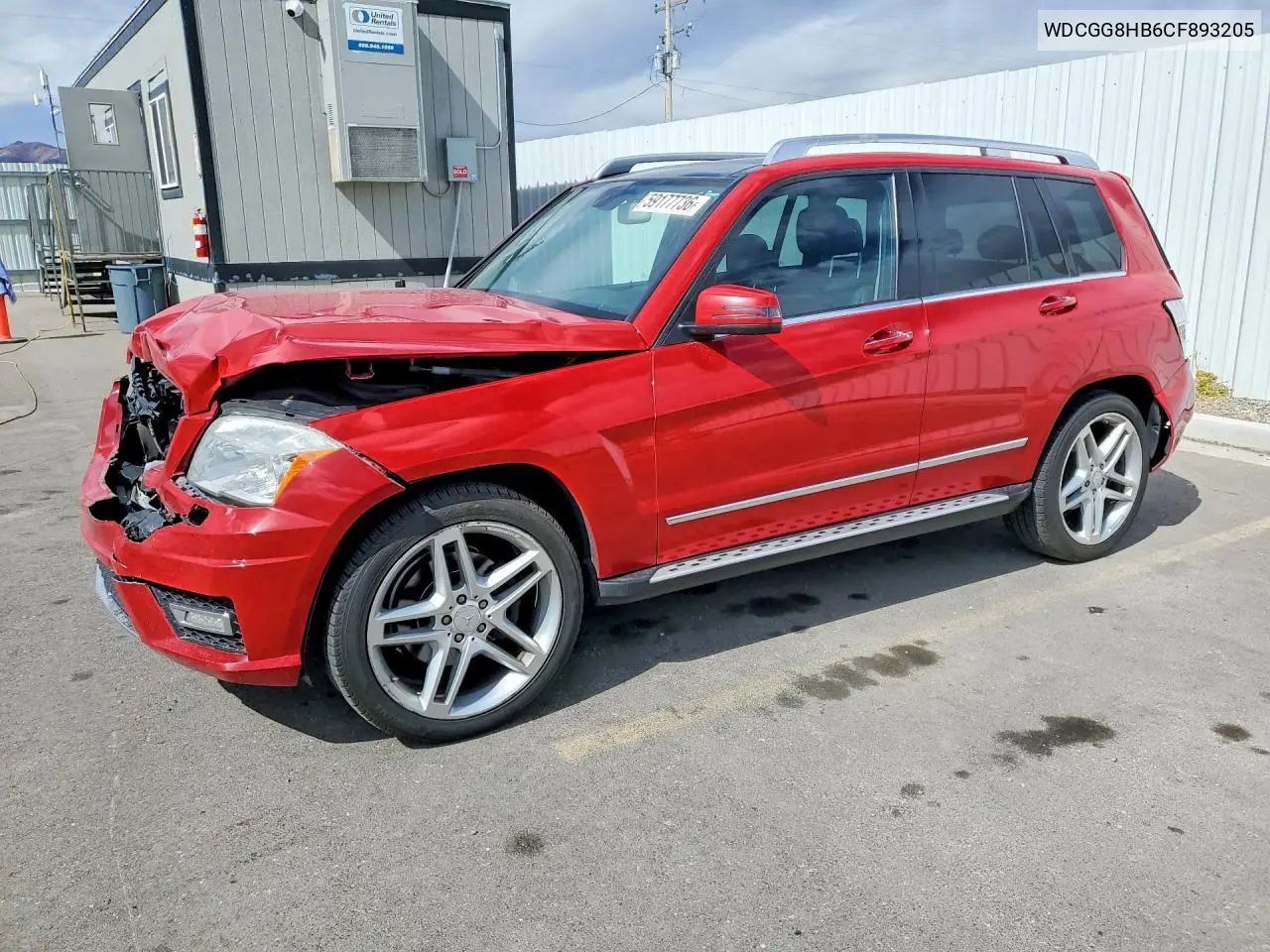 2012 Mercedes-Benz Glk 350 4Matic VIN: WDCGG8HB6CF893205 Lot: 59177736
