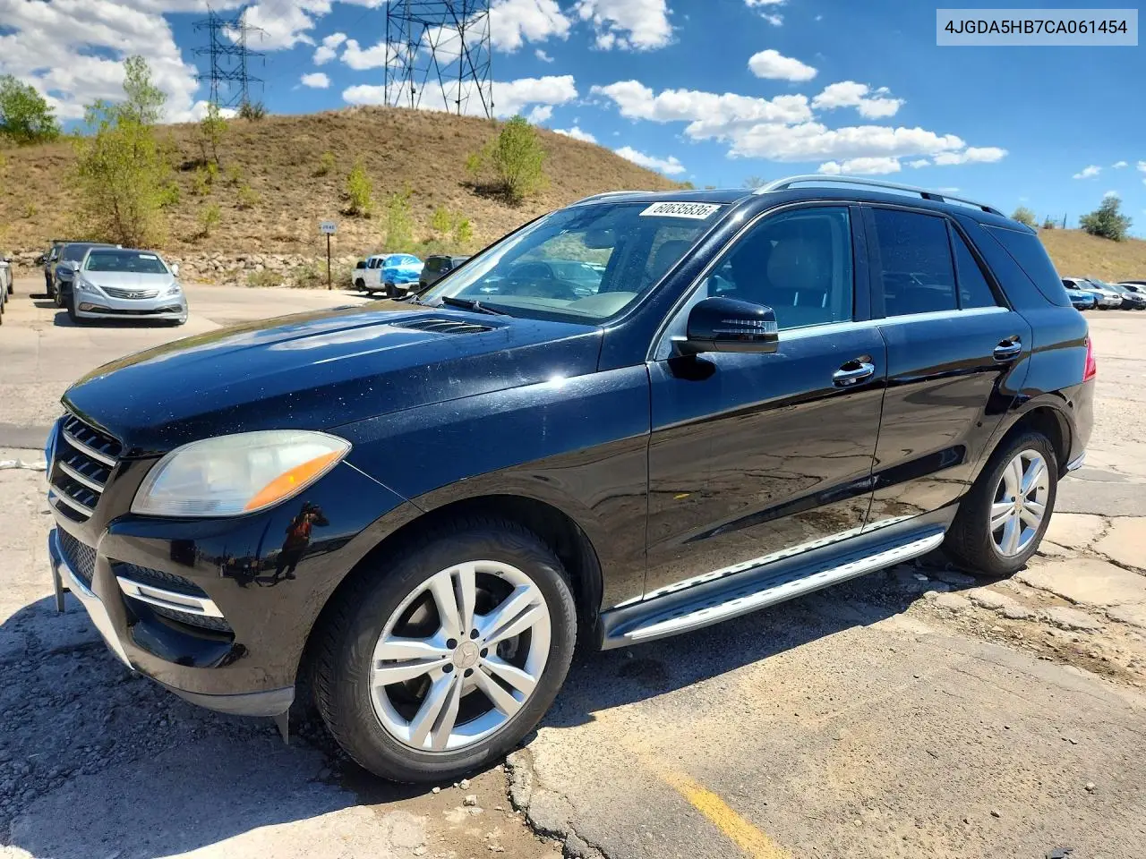 2012 Mercedes-Benz Ml 350 4Matic VIN: 4JGDA5HB7CA061454 Lot: 60635836