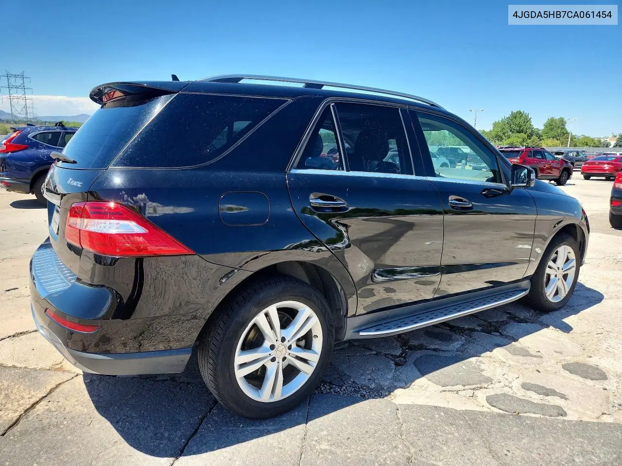 2012 Mercedes-Benz Ml 350 4Matic VIN: 4JGDA5HB7CA061454 Lot: 60635836