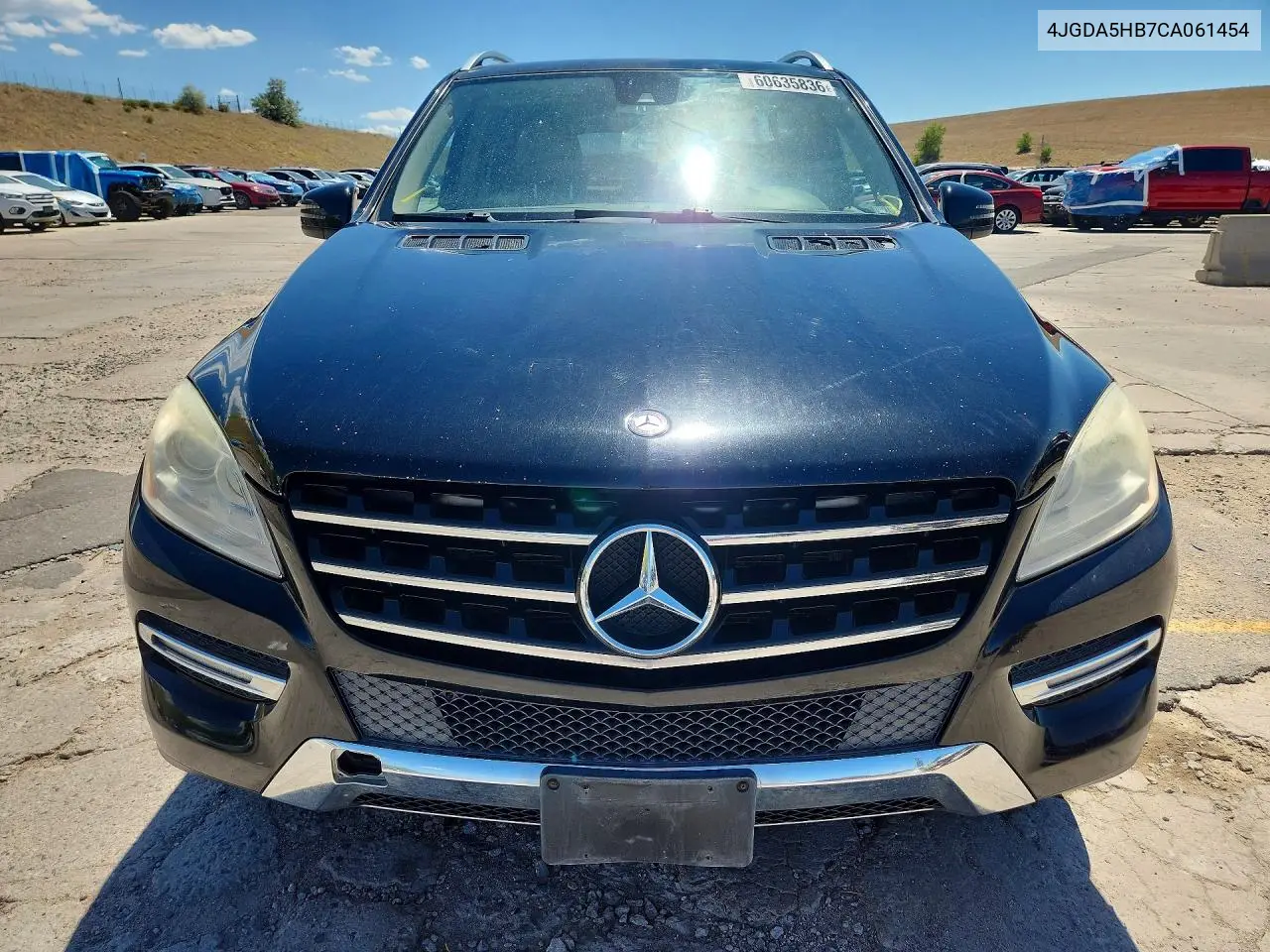 2012 Mercedes-Benz Ml 350 4Matic VIN: 4JGDA5HB7CA061454 Lot: 60635836