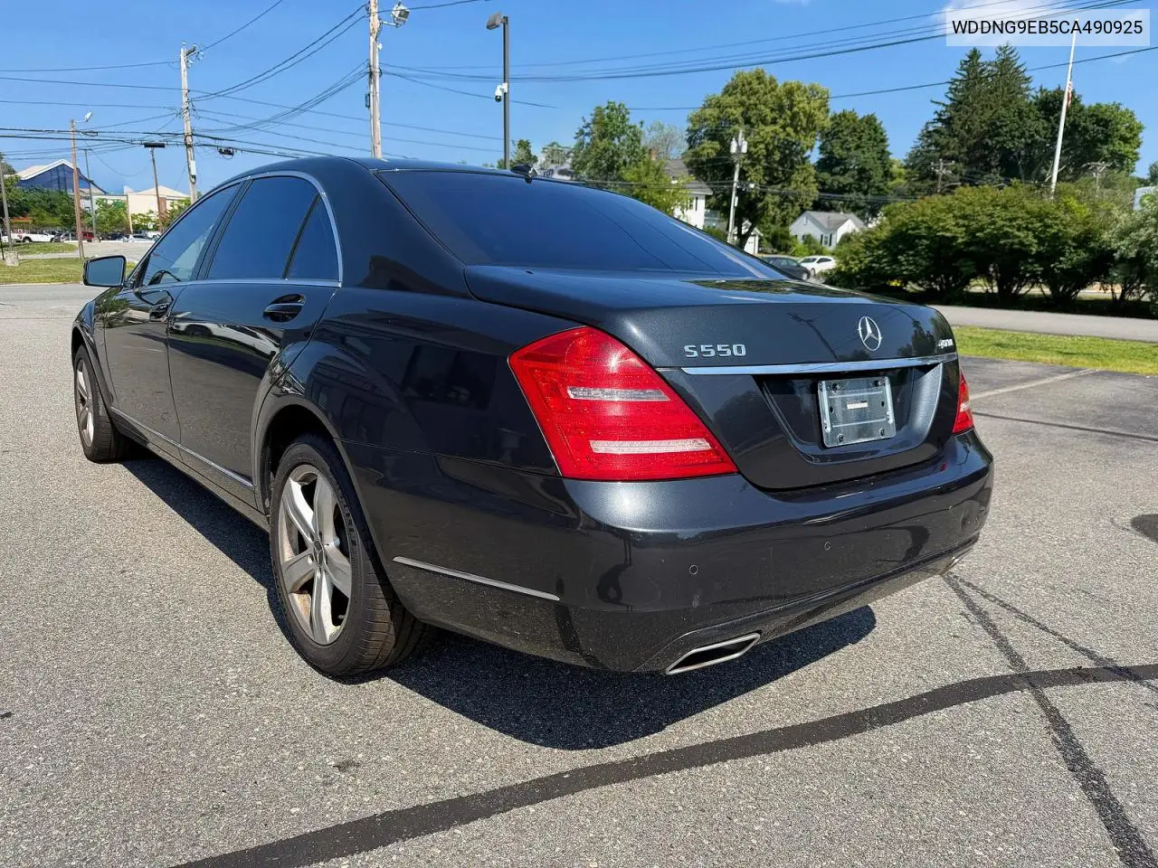 2012 Mercedes-Benz S 550 4Matic VIN: WDDNG9EB5CA490925 Lot: 60671696