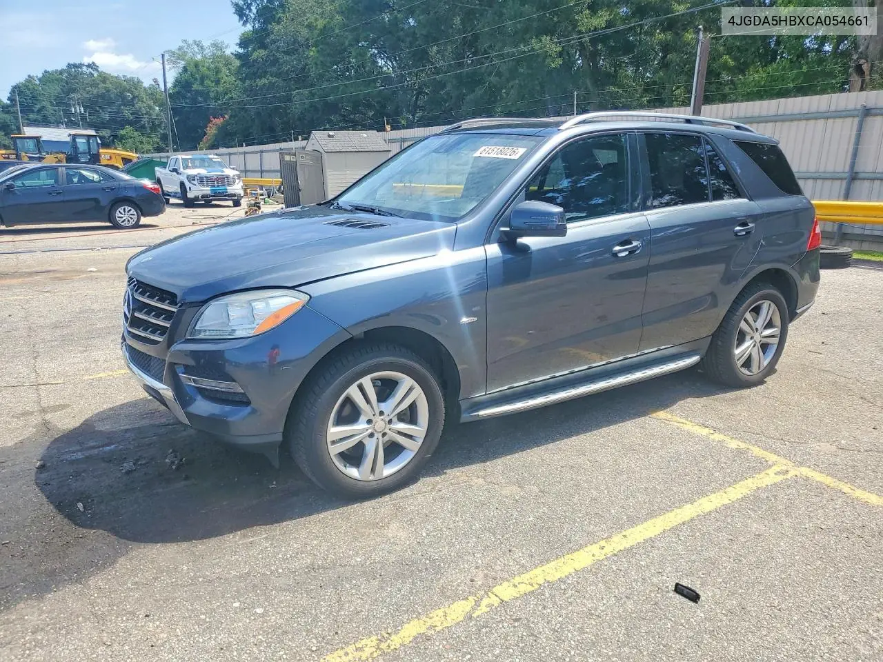 2012 Mercedes-Benz Ml 350 4Matic VIN: 4JGDA5HBXCA054661 Lot: 61518026