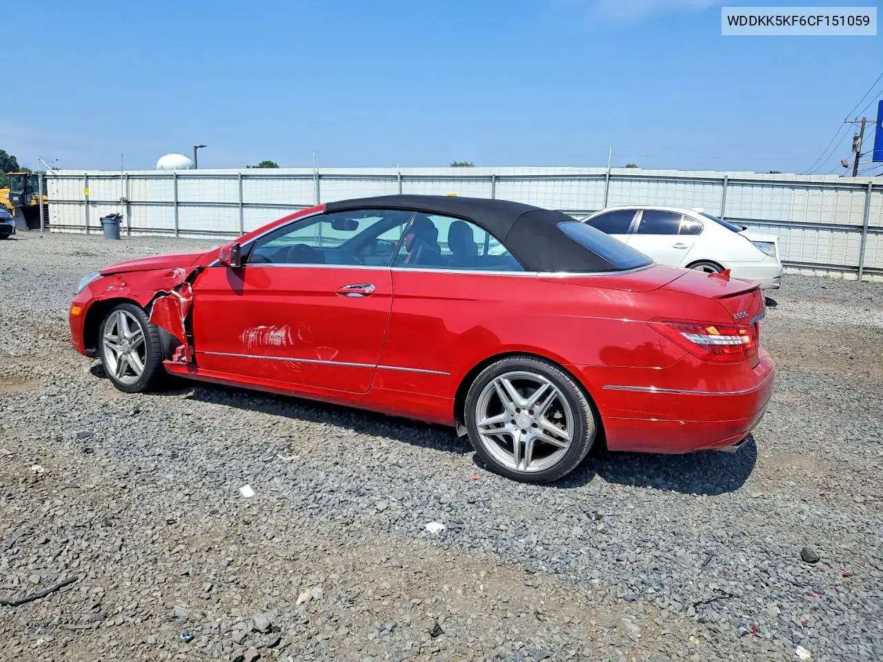 2012 Mercedes-Benz E 350 VIN: WDDKK5KF6CF151059 Lot: 61583716