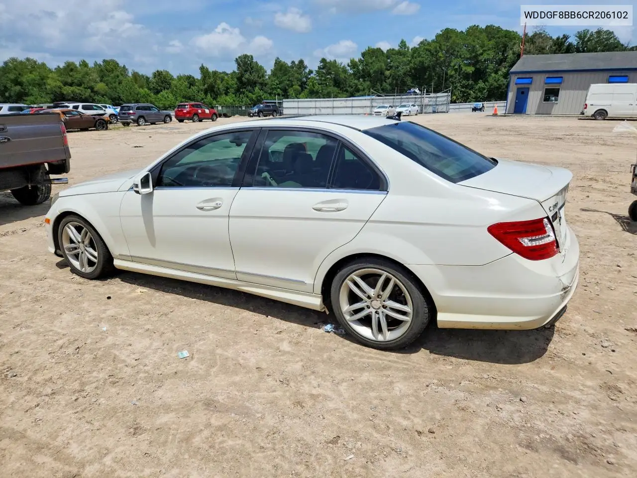 2012 Mercedes-Benz C 300 4Matic VIN: WDDGF8BB6CR206102 Lot: 61953646