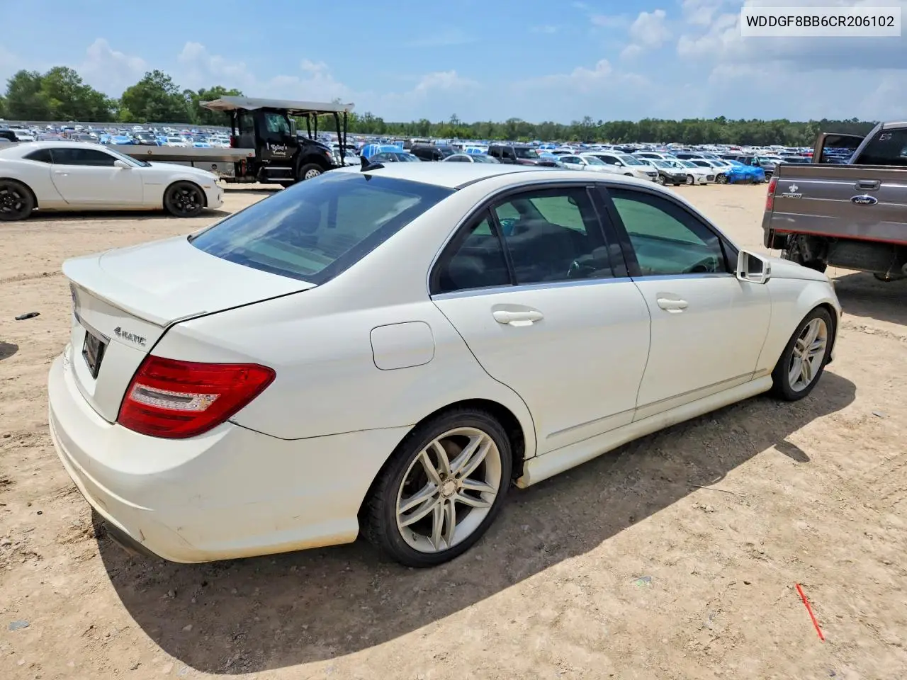2012 Mercedes-Benz C 300 4Matic VIN: WDDGF8BB6CR206102 Lot: 61953646