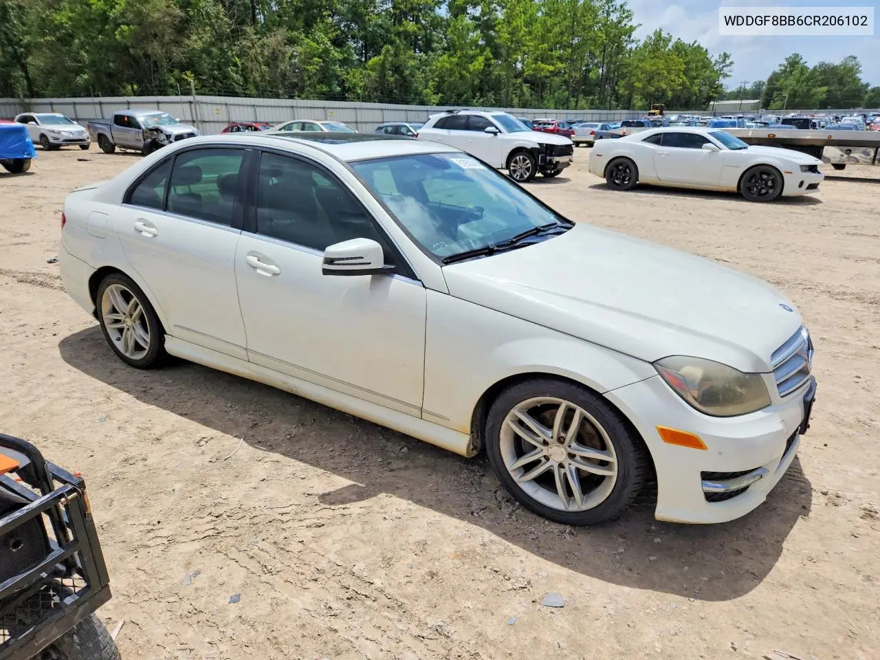 2012 Mercedes-Benz C 300 4Matic VIN: WDDGF8BB6CR206102 Lot: 61953646