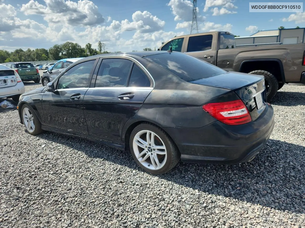 2012 Mercedes-Benz C 300 4Matic VIN: WDDGF8BB0CF910510 Lot: 62034256