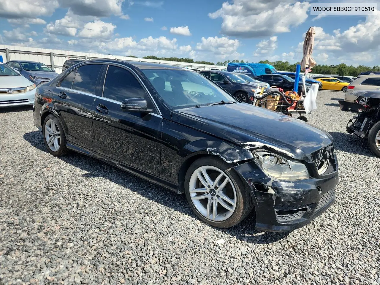 2012 Mercedes-Benz C 300 4Matic VIN: WDDGF8BB0CF910510 Lot: 62034256