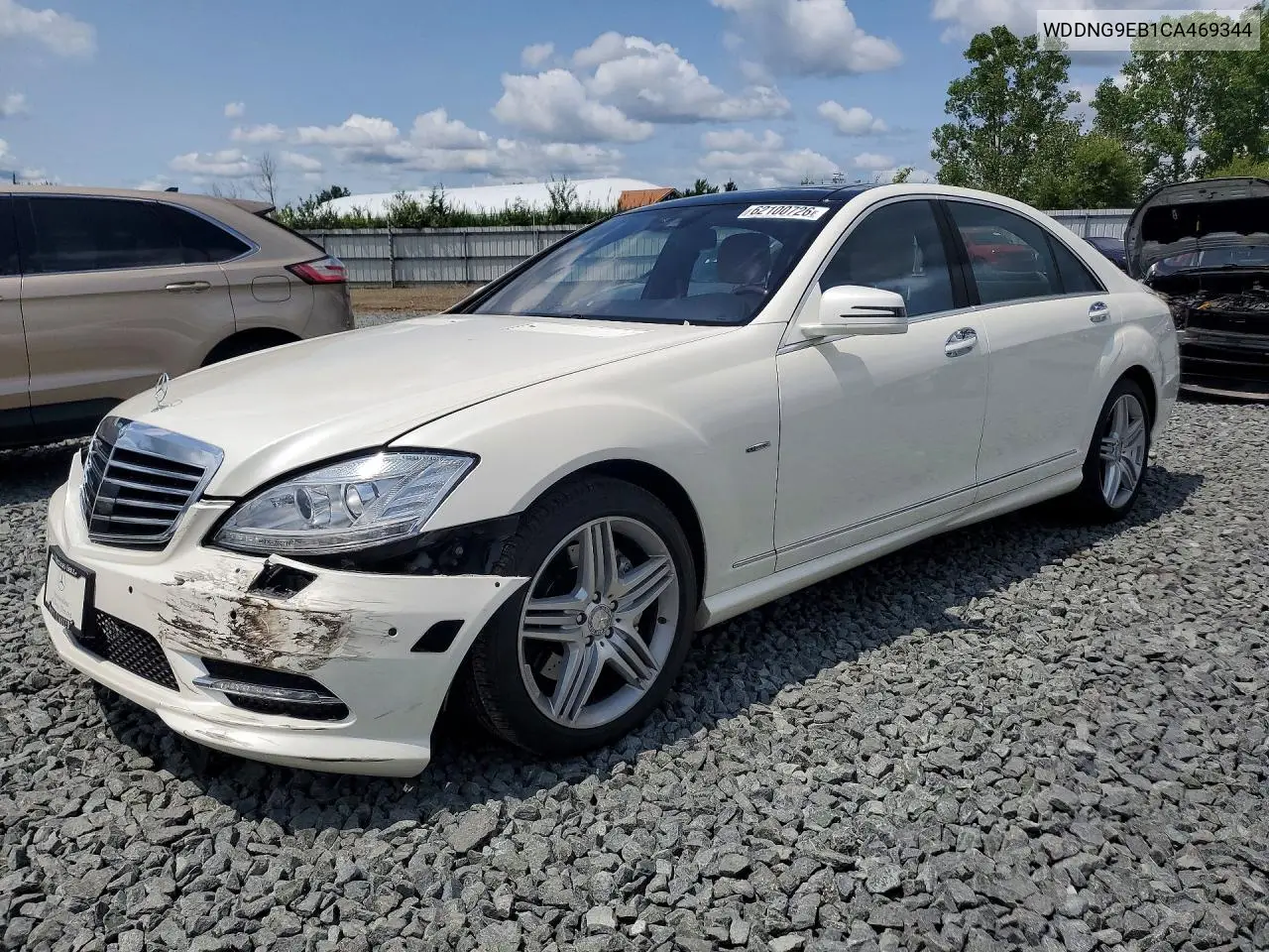 2012 Merz S 550 4Mat VIN: WDDNG9EB1CA469344 Lot: 62100726
