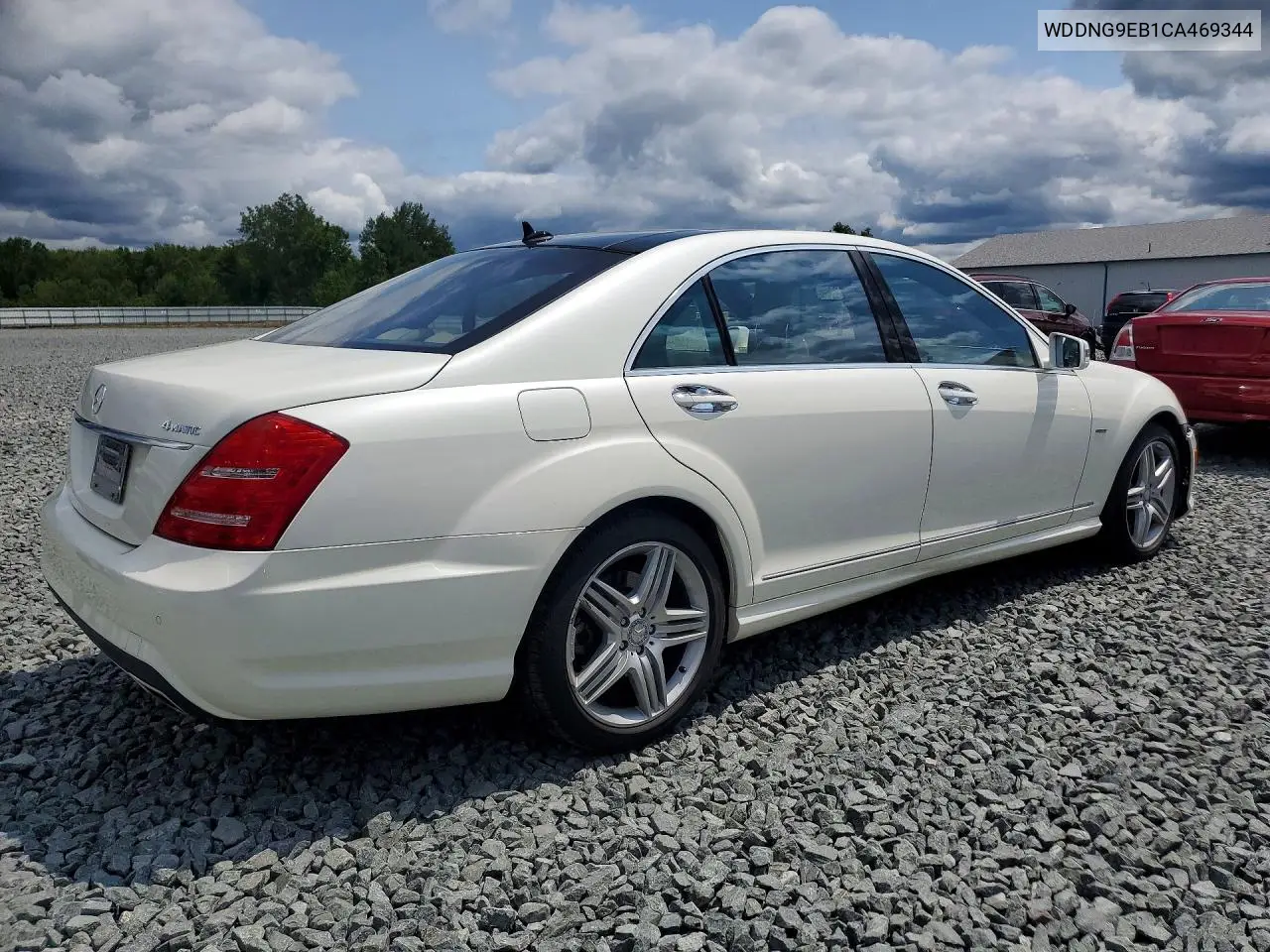 2012 Merz S 550 4Mat VIN: WDDNG9EB1CA469344 Lot: 62100726