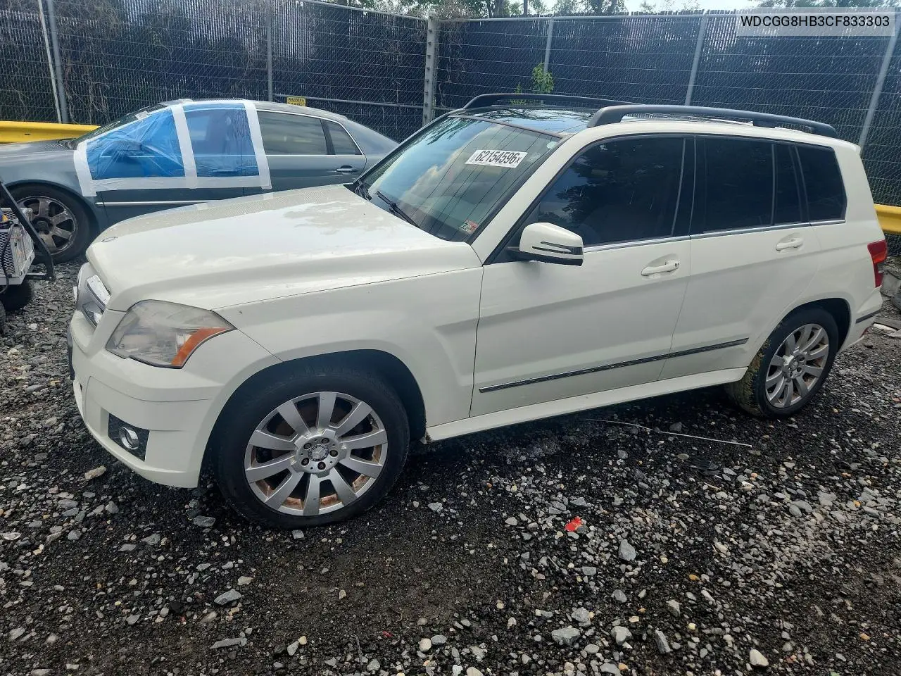 2012 Mercedes-Benz Glk 350 4Matic VIN: WDCGG8HB3CF833303 Lot: 62154596