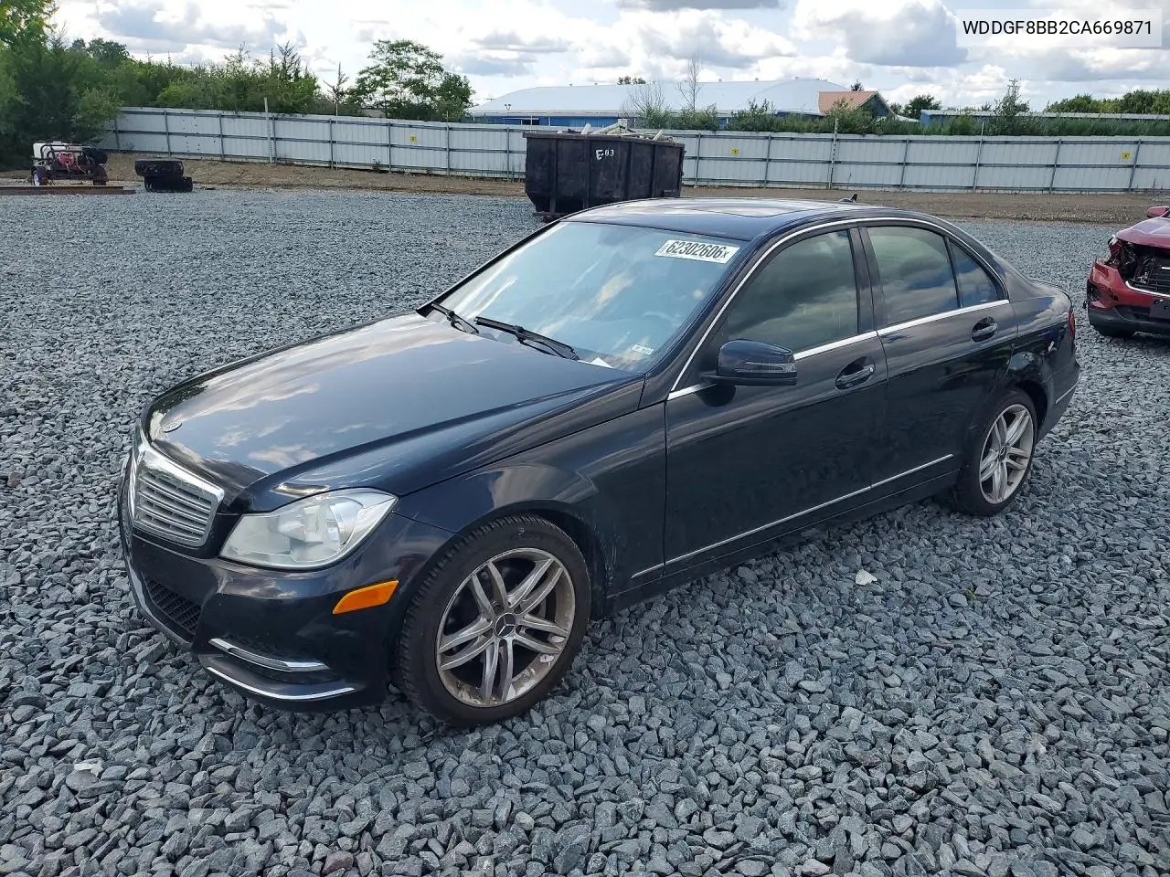 2012 Mercedes-Benz C 300 4Matic VIN: WDDGF8BB2CA669871 Lot: 62302606