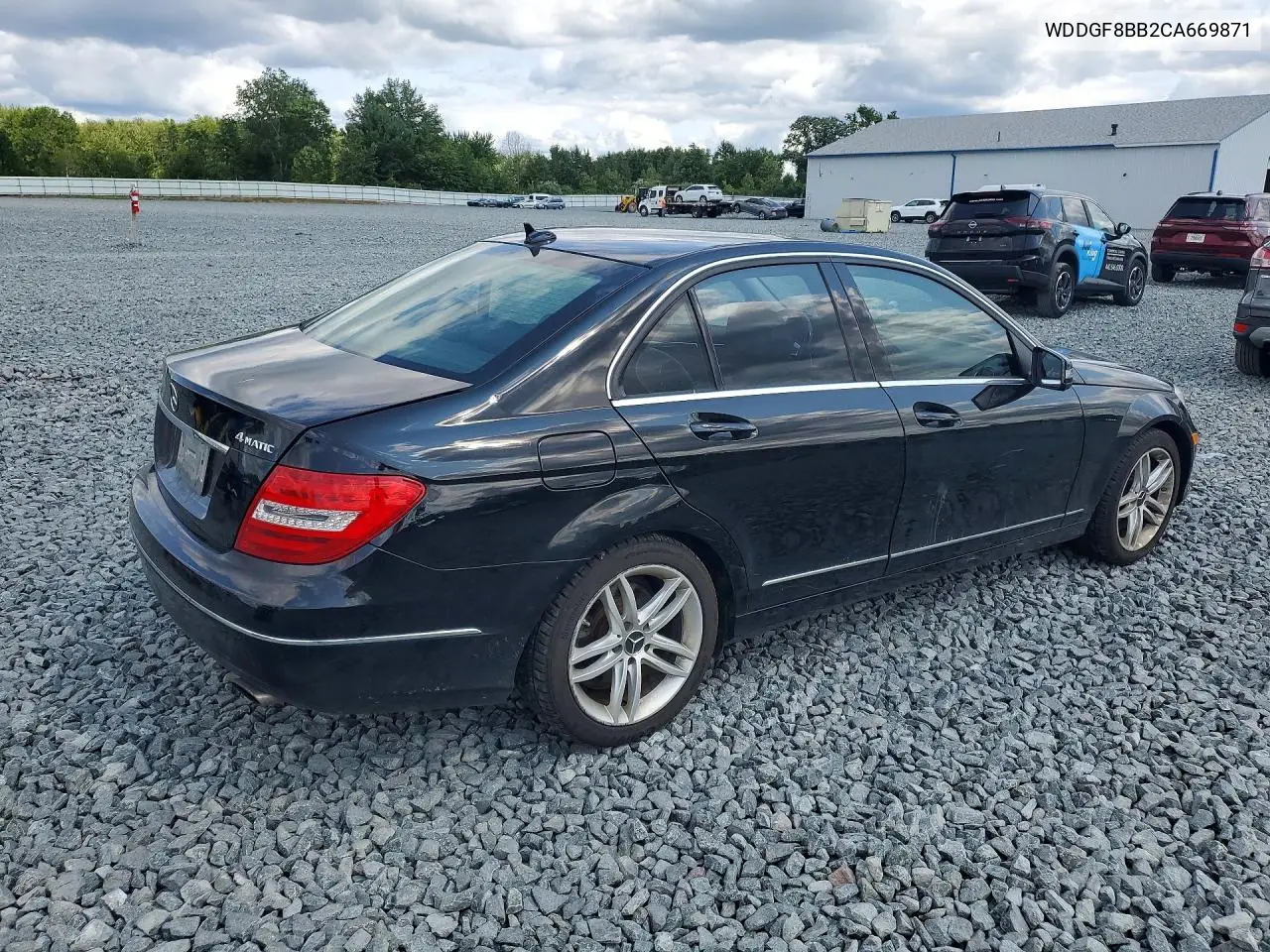 2012 Mercedes-Benz C 300 4Matic VIN: WDDGF8BB2CA669871 Lot: 62302606
