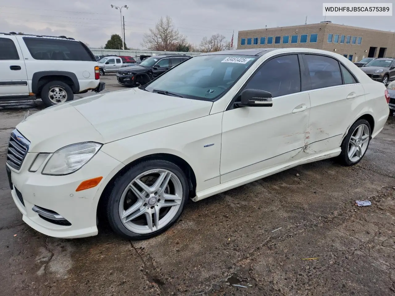 WDDHF8JB5CA575389 2012 Mercedes-Benz E 350 4Matic