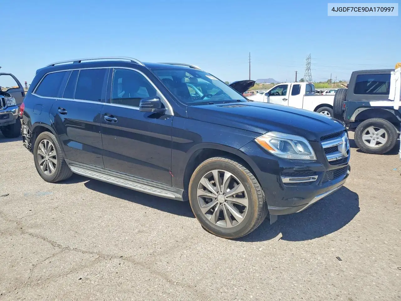 2013 Mercedes-Benz Gl 450 4Matic VIN: 4JGDF7CE9DA170997 Lot: 57075996