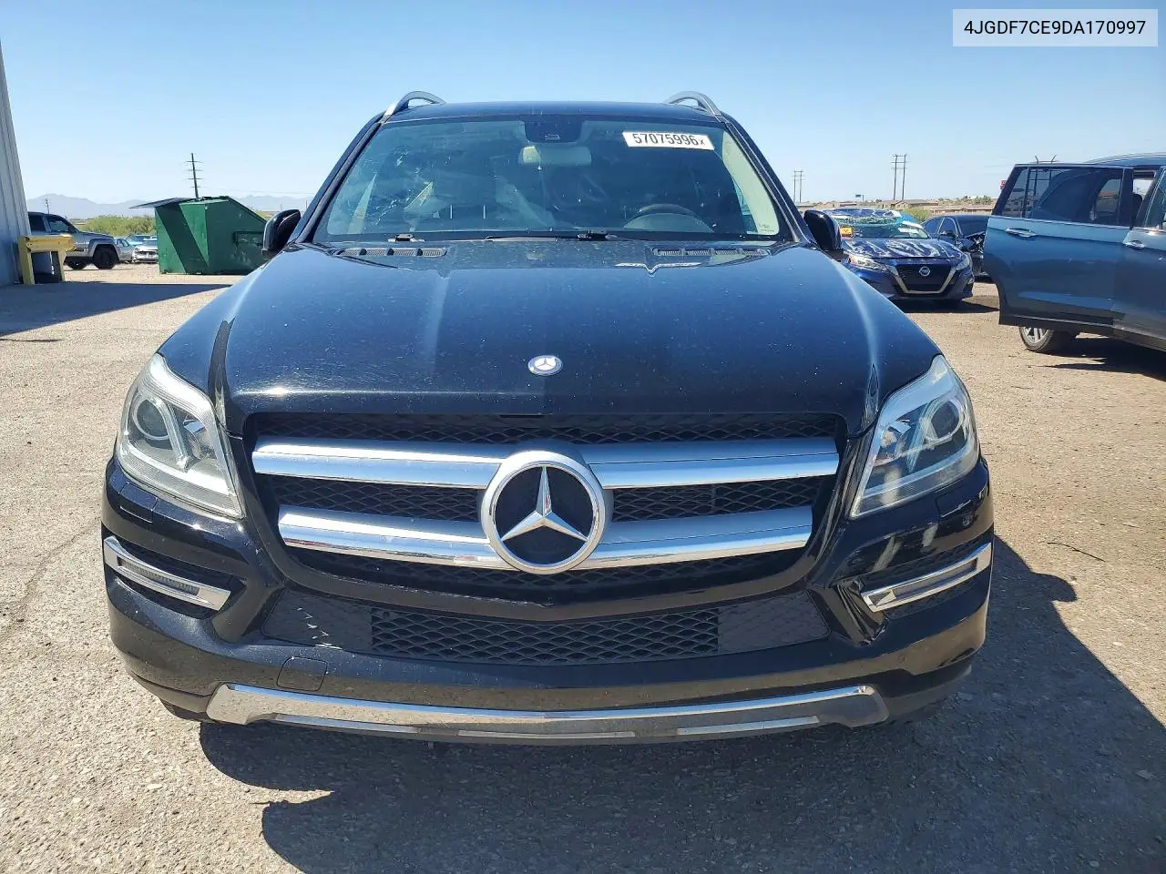 2013 Mercedes-Benz Gl 450 4Matic VIN: 4JGDF7CE9DA170997 Lot: 57075996