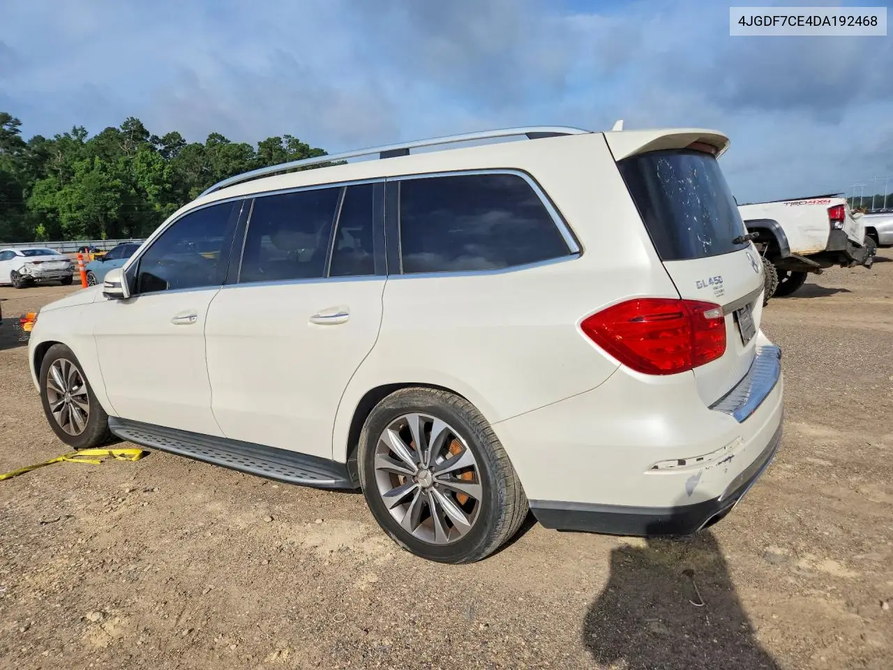 2013 Mercedes-Benz Gl 450 4Matic VIN: 4JGDF7CE4DA192468 Lot: 57524076