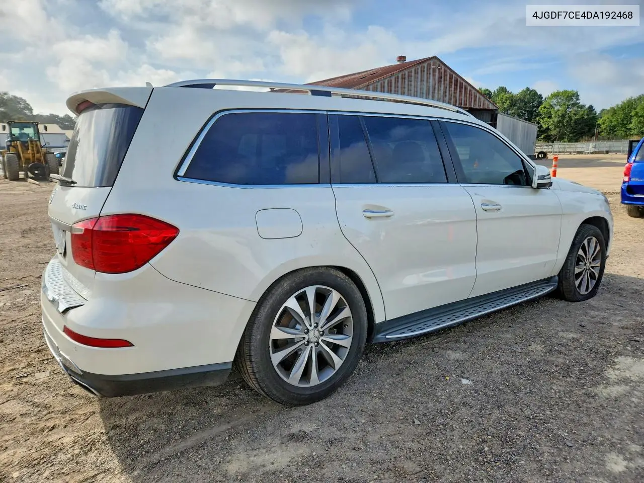 2013 Mercedes-Benz Gl 450 4Matic VIN: 4JGDF7CE4DA192468 Lot: 57524076