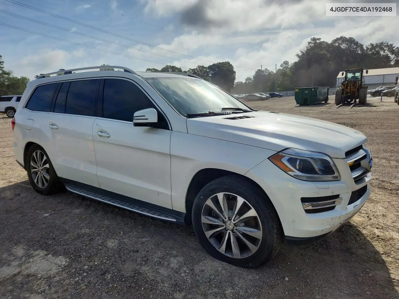 2013 Mercedes-Benz Gl 450 4Matic VIN: 4JGDF7CE4DA192468 Lot: 57524076