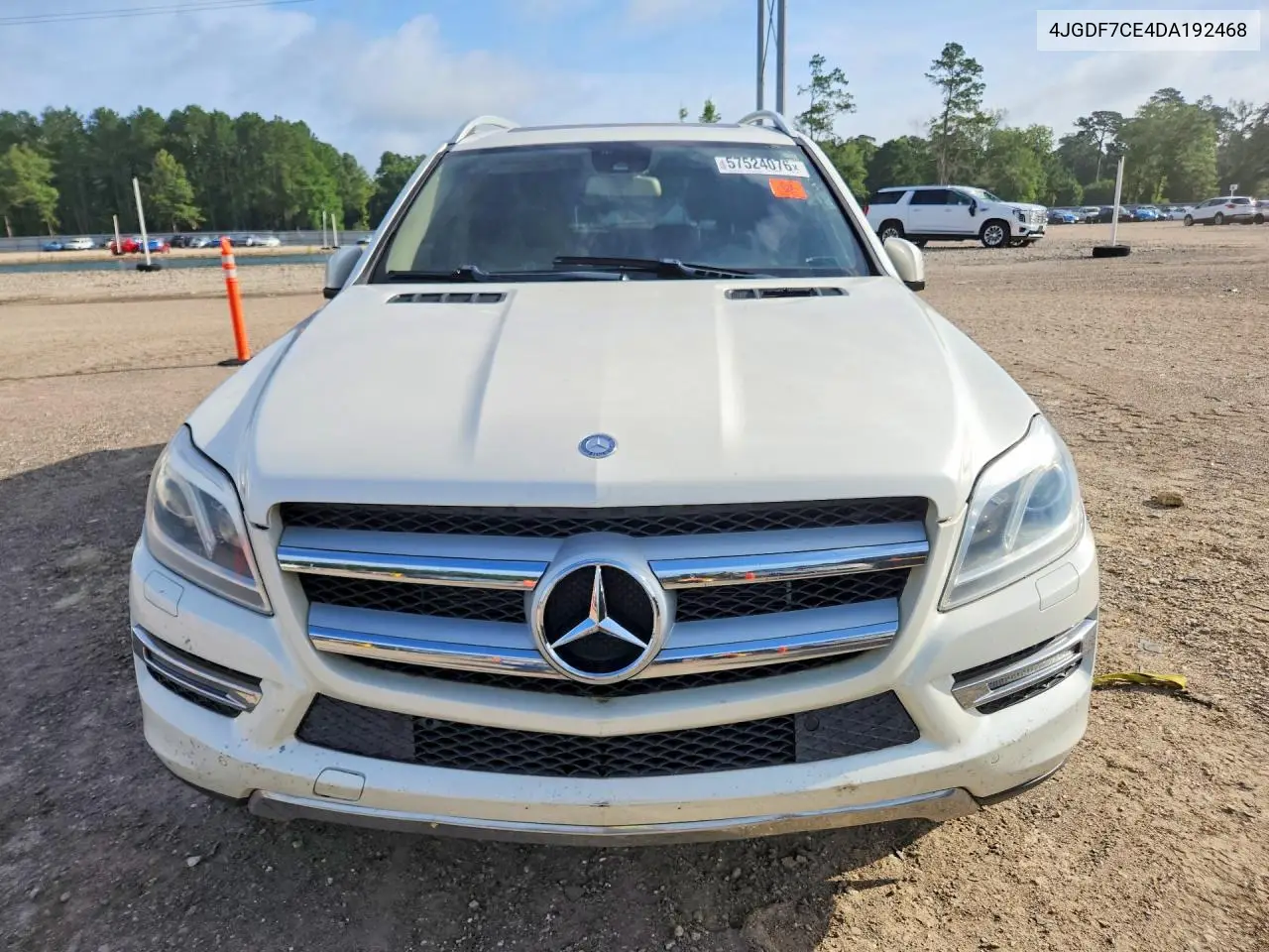 2013 Mercedes-Benz Gl 450 4Matic VIN: 4JGDF7CE4DA192468 Lot: 57524076