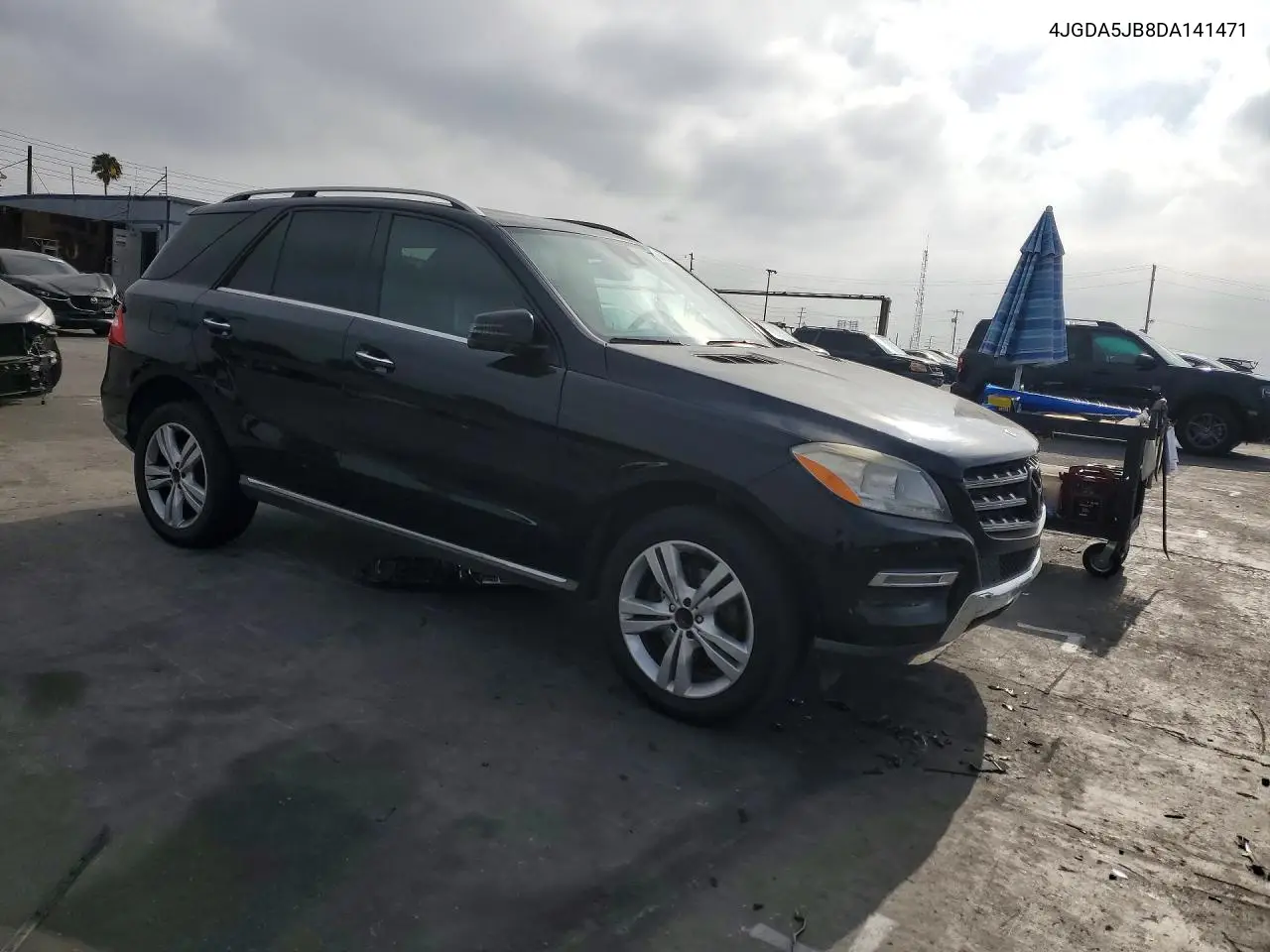 2013 Mercedes-Benz Ml 350 VIN: 4JGDA5JB8DA141471 Lot: 58044486